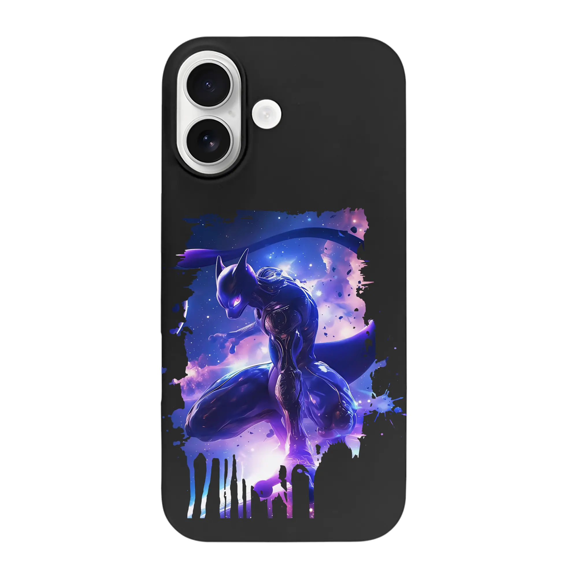 ポケモン グッズ,ミュウツー - iPhone 17 シリーズ シリコンケース 薄型 耐衝撃 指紋防止 ソフトタッチカバー 精密フィット 傷防止 保護ケース iPhone 17/17 Air/17 Pro/17 Pro Max 対応